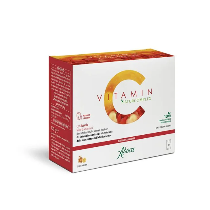 Aboca Vitamin C Naturcomplex Integratore Vitamina C 20 bustine Aboca Vitamin C Naturcomplex Integratore Vitamina C 20 bustine
