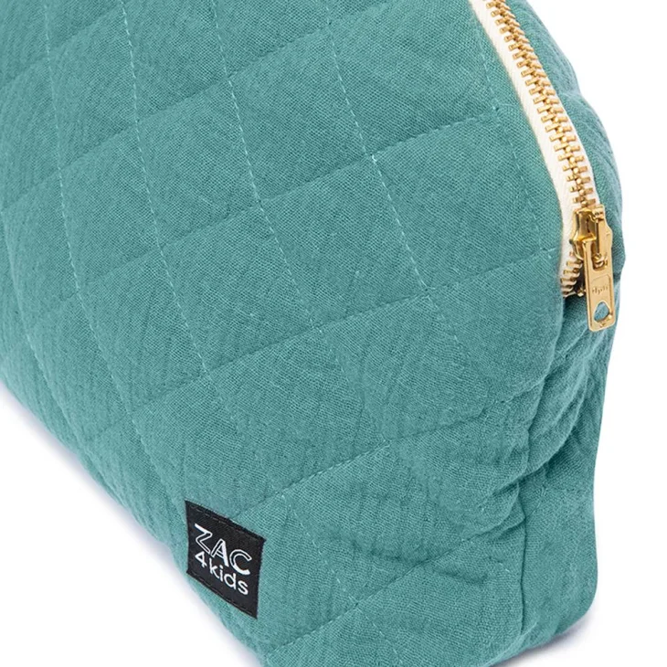 Zac4Kids Beauty Case Matelass&egrave; Verde Eucalipto