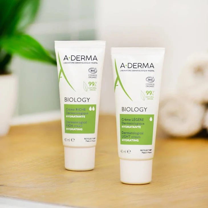 A-Derma Biology Crema Leggera Dermatologica Idratante 40ml