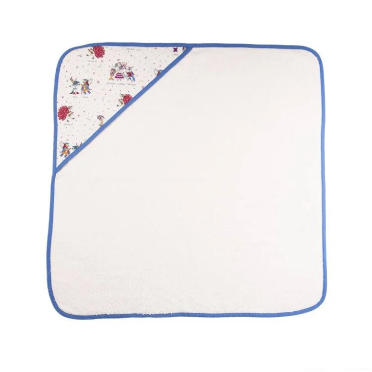 Zac 4 Kids Asciugamano con Cappuccio Baby Mask Blu 1 Pezzo Zac 4 Kids Asciugamano con Cappuccio Baby Mask Blu 1 Pezzo