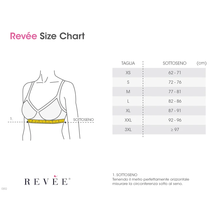 Rev&eacute;e Bra Elodie Reggiseno Post-Operatorio Black XS