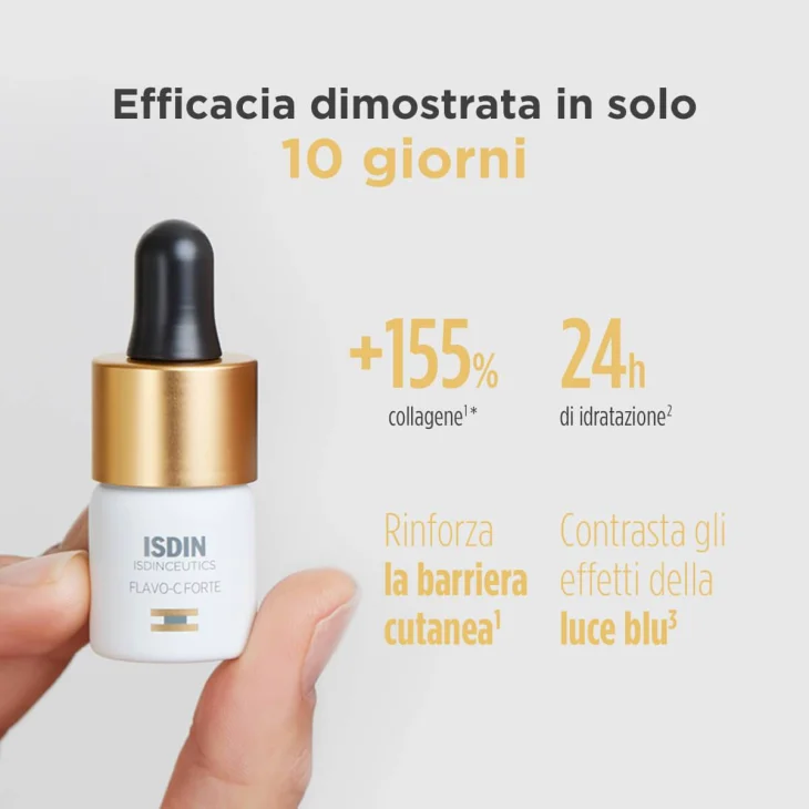 Isdin Isdinceutics Flavo-C Forte Rivitalizzante Illuminante 3 fiale
