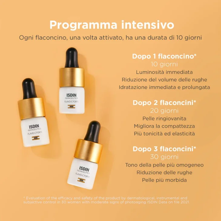 Isdin Isdinceutics Flavo-C Forte Rivitalizzante Illuminante 3 fiale