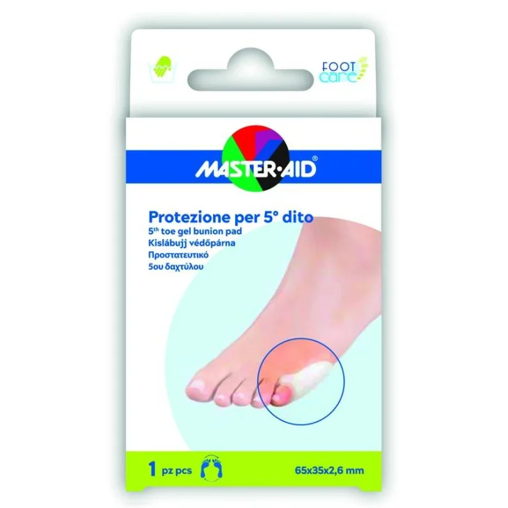 Master-Aid Foot Care Protezione Gel 5° Dito 1 Pezzo Master-Aid Foot Care Protezione Gel 5° Dito 1 Pezzo