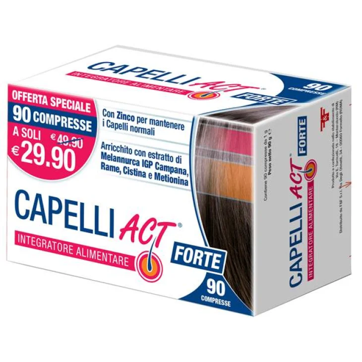 Capelli Act Forte Integratore Mantenimento Capelli 90 Compresse Capelli Act Forte Integratore Mantenimento Capelli 90 Compresse