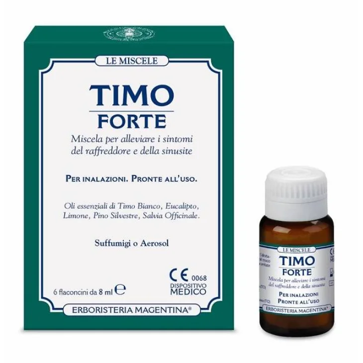 Erboristeria Magentina Timo Forte Miscela 6 Flaconi da 8 ml Erboristeria Magentina Timo Forte Miscela 6 Flaconi da 8 ml