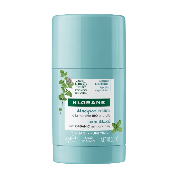 Klorane Maschera Stick alla Menta BIO e all'Argilla 25 gr Klorane Maschera Stick alla Menta BIO e all'Argilla 25 gr