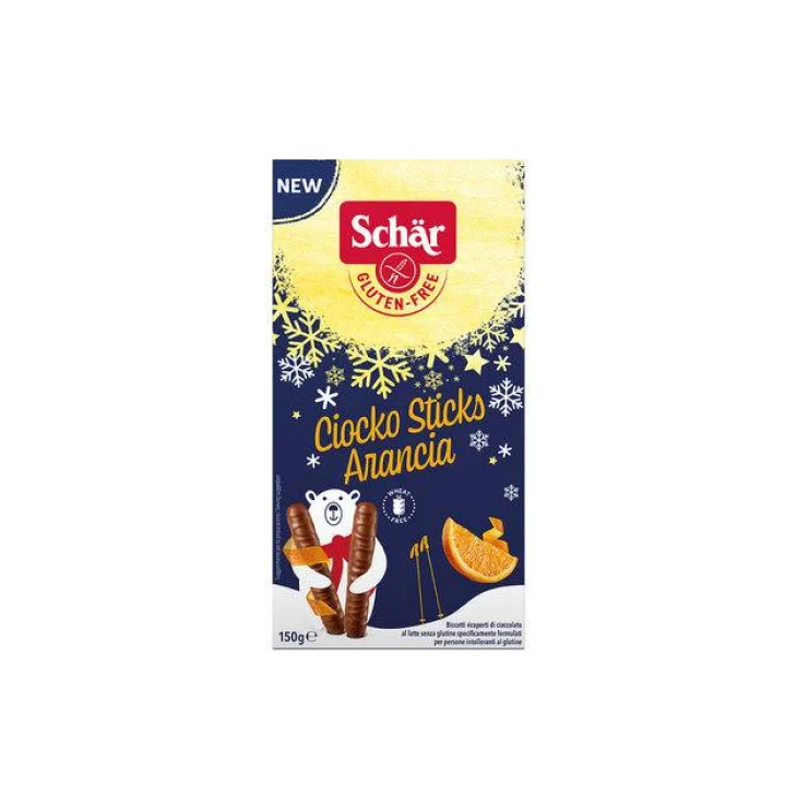Schar Ciocko Stick Arancia Senza Glutine 150 g Schar Ciocko Stick Arancia Senza Glutine 150 g
