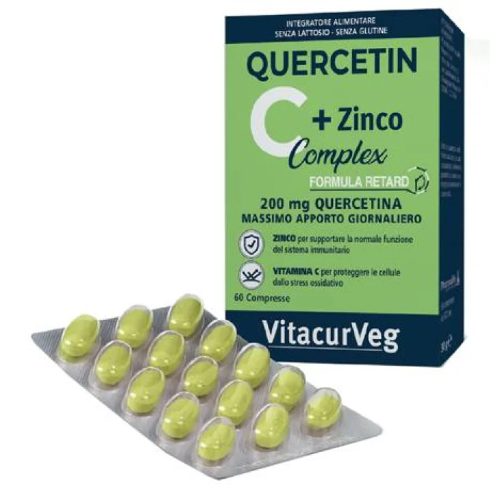 Pharmalife Quercetin C Complex Integratore per il sistema immunitario 60 compresse Pharmalife Quercetin C Complex Integratore per il sistema immunitario 60 compresse