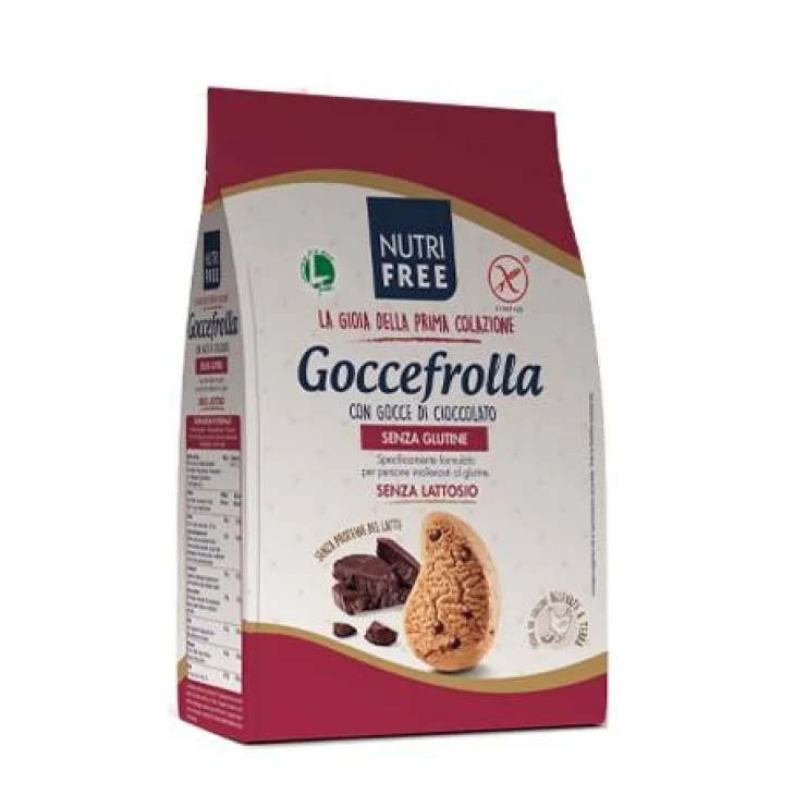 NUTRIFREE GOCCEFROLLA CON GOCCE DI CIOCCOLATO 400 G PROMO