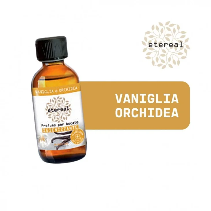 Etereal Profumo Per Bucato Igienizzante Vaniglia E Orchidea 200 Ml Etereal Profumo Per Bucato Igienizzante Vaniglia E Orchidea 200 Ml