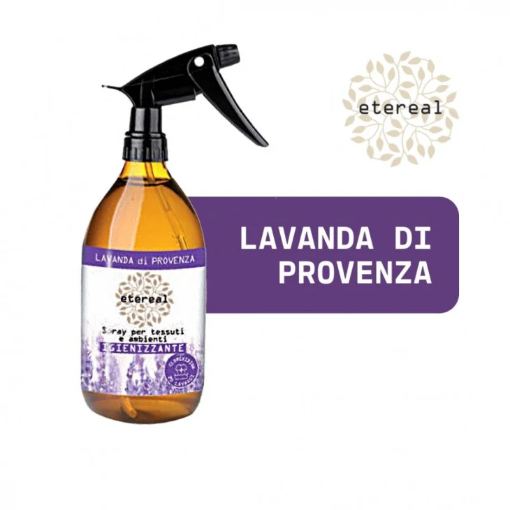 Etereal Spray Per Tessuti E Ambienti Igienizzante Lavanda Di Provenza 250 ml Etereal Spray Per Tessuti E Ambienti Igienizzante Lavanda Di Provenza 250 ml