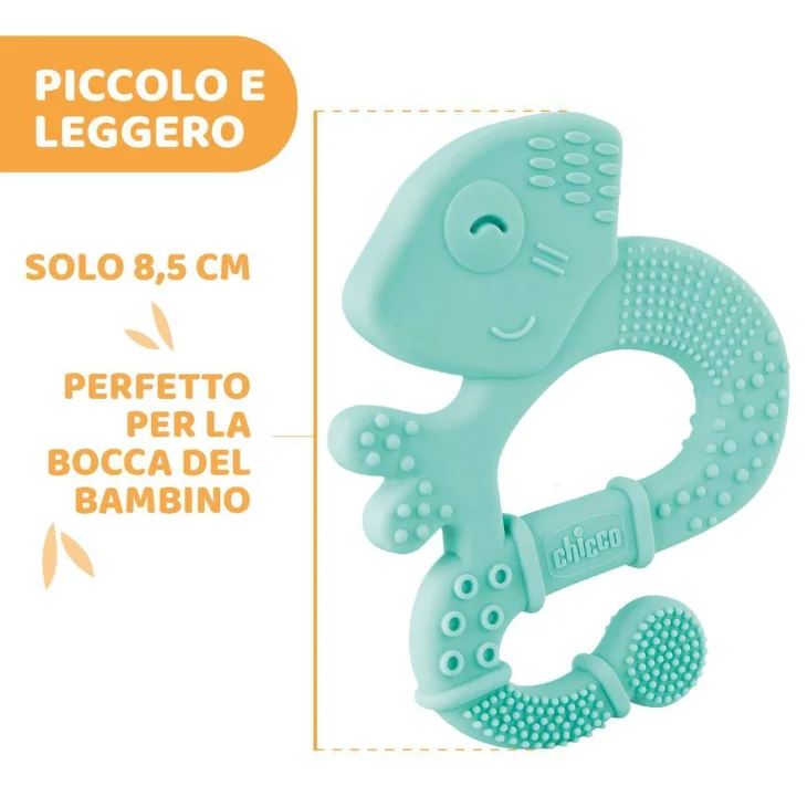 Chicco Massaggiagengive Soft Iguana con Setole Morbide Boy 2M+