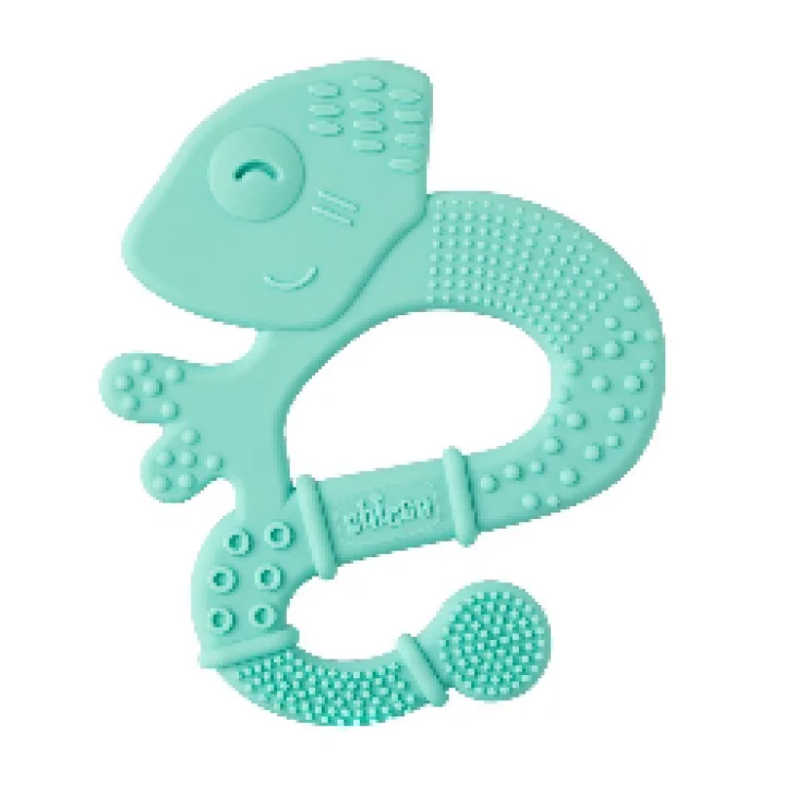 Chicco Massaggiagengive Soft Iguana con Setole Morbide Boy 2M+ Chicco Massaggiagengive Soft Iguana con Setole Morbide Boy 2M+