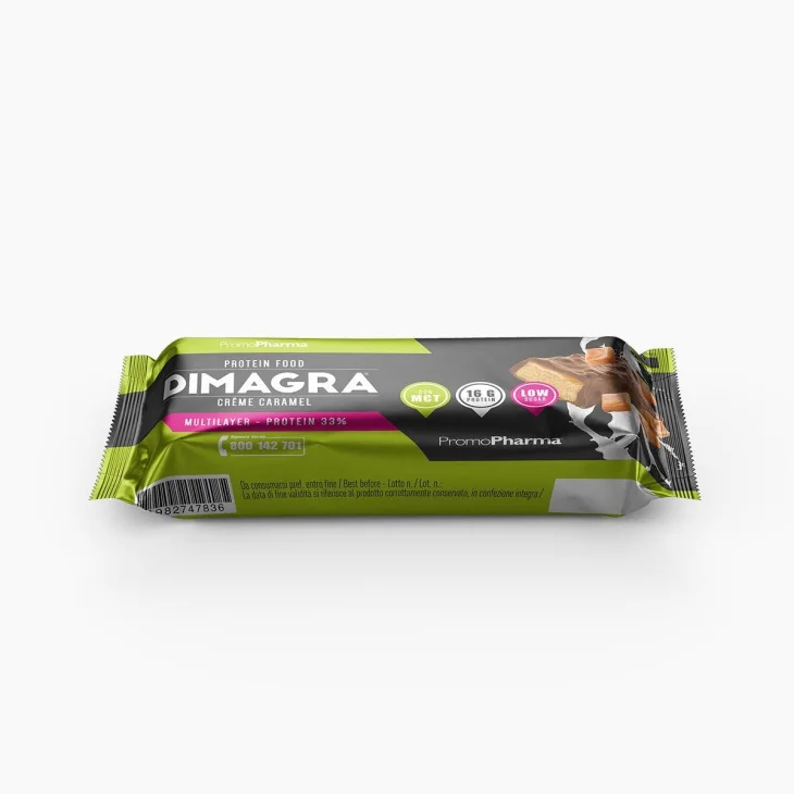 Dimagra Protein Barretta 33% Creme Caramel 50 G Dimagra Protein Barretta 33% Creme Caramel 50 G