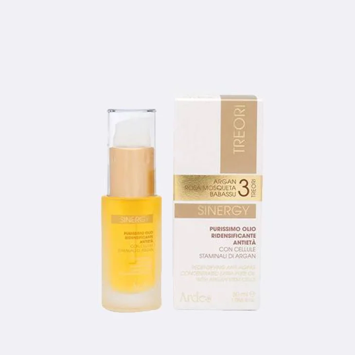 Ardes Sinergy Tre Ori Purissimo Olio Ridensificante Antiet&agrave; 30 ml