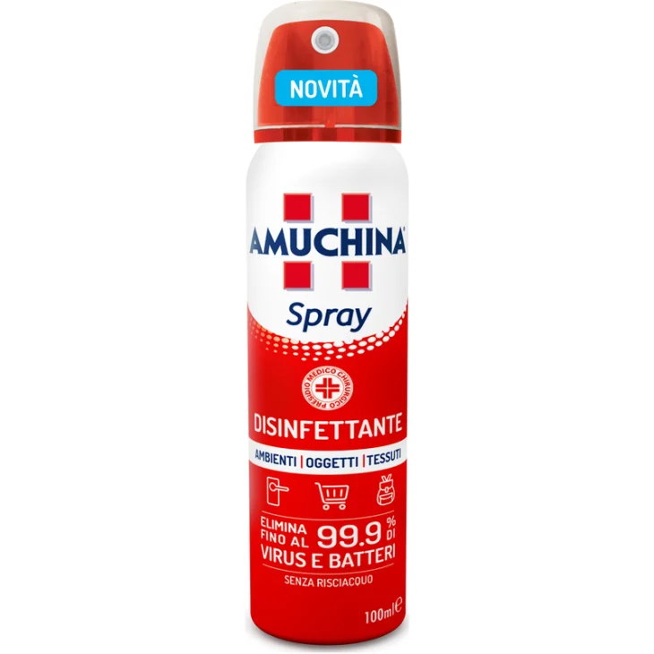 Amuchina Spray Disinfettante Ambienti/Oggetti/Tessuti 100 ml Amuchina Spray Disinfettante Ambienti/Oggetti/Tessuti 100 ml