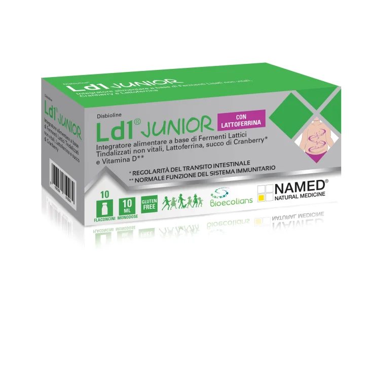 Named Disbioline Ld1 Junior Intestino e Sistema Immunitario 10 flaconcini Named Disbioline Ld1 Junior Intestino e Sistema Immunitario 10 flaconcini