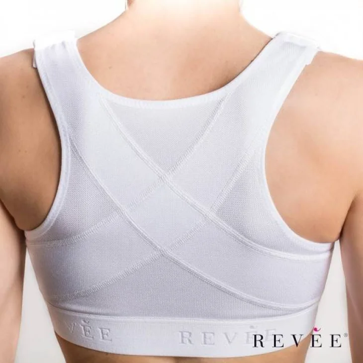 Rev&eacute;e Bra Elodie Reggiseno Post-Operatorio White L