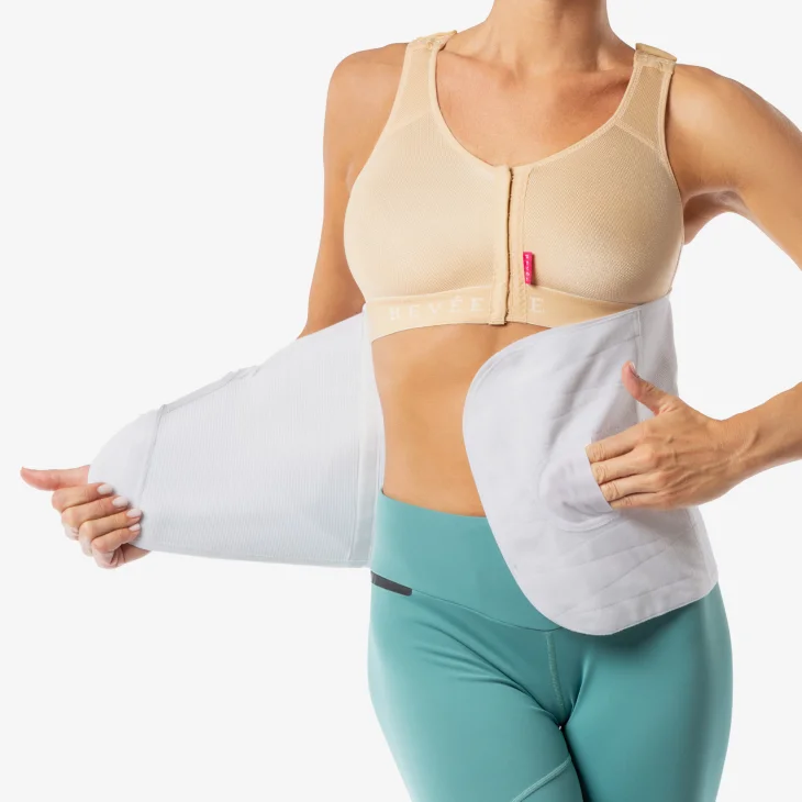 Rev&eacute;e Binder Fascia Addominale Post Operatoria White Taglia S 26cm