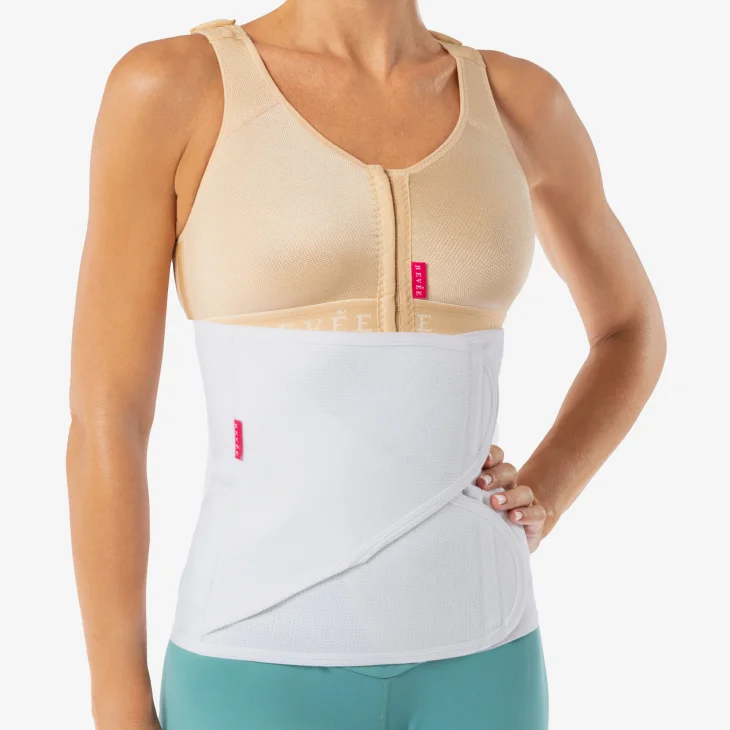 Rev&eacute;e Binder Fascia Addominale Post Operatoria White Taglia S 26cm