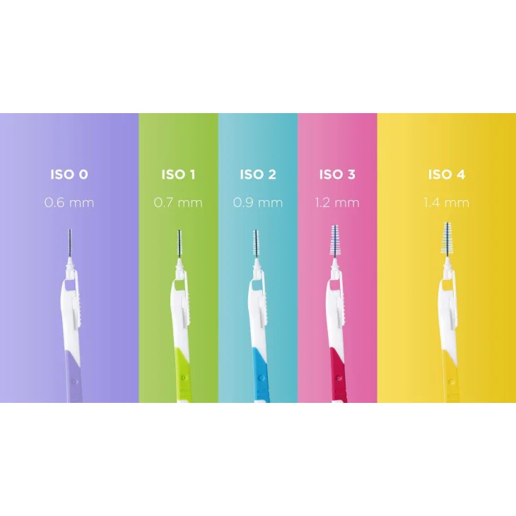 Gum Bi-Direction Iso 0 Scovolino 0,6 mm 6 Pezzi Gum Bi-Direction Iso 0 Scovolino 0,6 mm 6 Pezzi