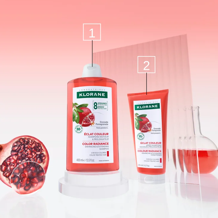 Klorane Shampo Al Melograno Luminosit&agrave; Capelli Colorati 200 ml