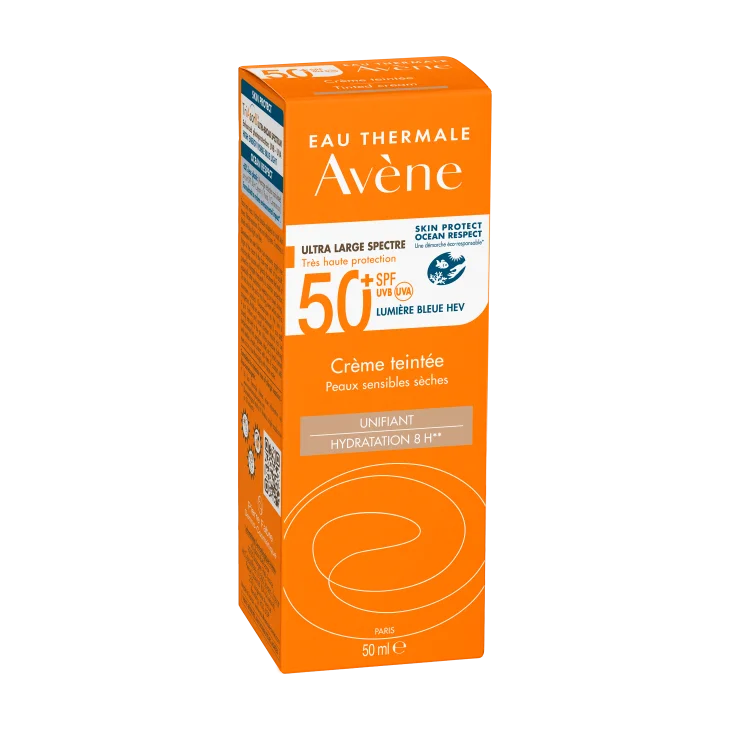 Av&egrave;ne Crema Colorata SPF 50+ Solare Viso 50 ml