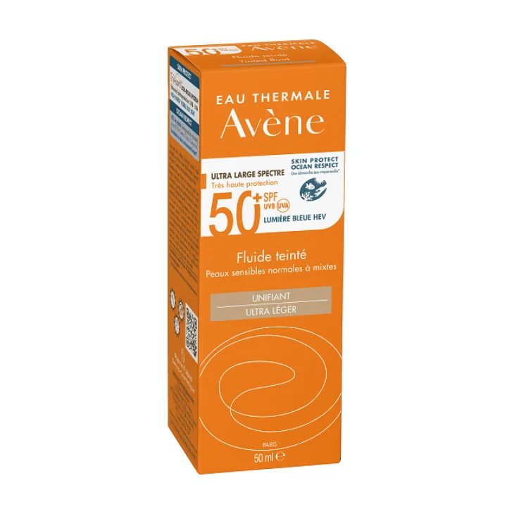 Av&egrave;ne Fluido Colorato SPF 50+ Solare Viso 50 ML
