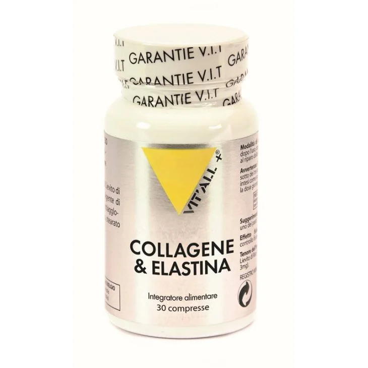 Vit'All + Collagene & Elastina Pelle ed Articolazioni 30 Compresse Vit'All + Collagene & Elastina Pelle ed Articolazioni 30 Compresse