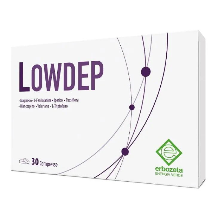 Erbozeta Lowdep Integratore Benessere Mentale 30 Compresse Erbozeta Lowdep Integratore Benessere Mentale 30 Compresse