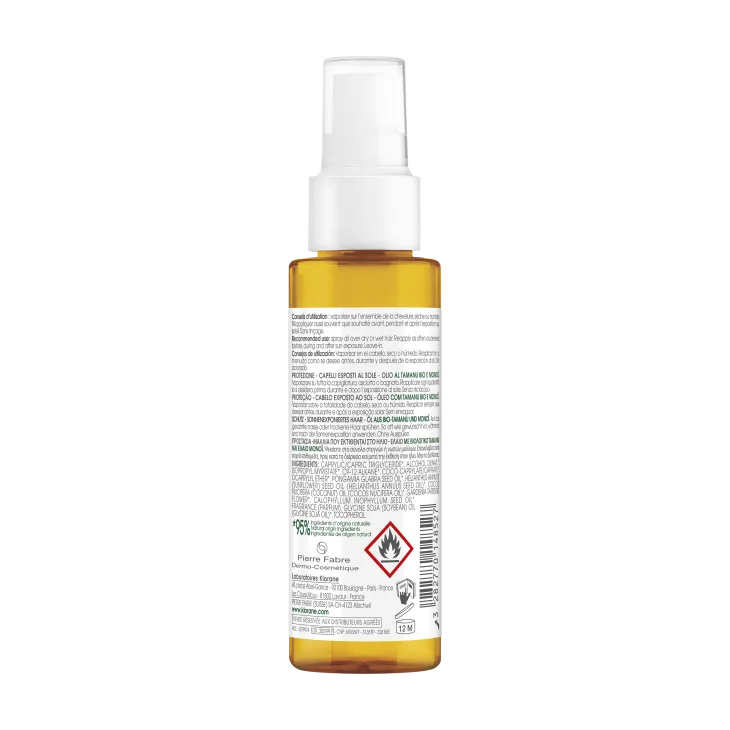 Klorane Olio al Tamanu BIO e Mono&iuml; Solare Capelli 100 ml