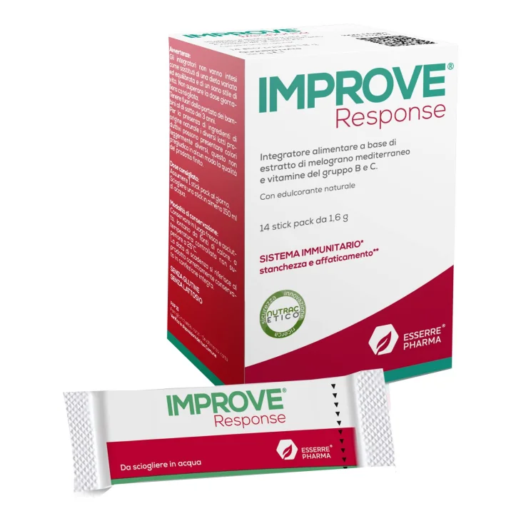 Esserre Pharma Improve Response Integratore Contro la Stanchezza 14 Stick Esserre Pharma Improve Response Integratore Contro la Stanchezza 14 Stick