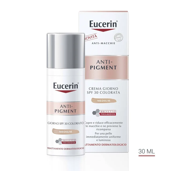 Eucerin Anti-Pigment Crema Giorno SPF 30 Colorata Medium 50 ml Eucerin Anti-Pigment Crema Giorno SPF 30 Colorata Medium 50 ml