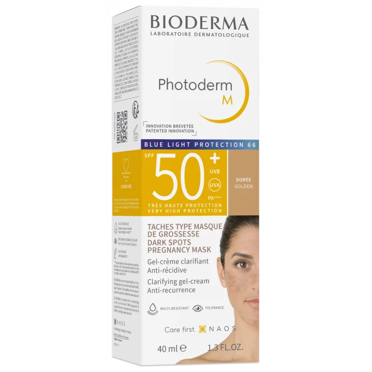 Bioderma Photoderm M SPF50+ Teinte Dor&egrave;e Macchie Scure 40 ml
