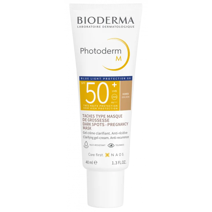 Bioderma Photoderm M SPF50+ Teinte Dor&egrave;e Macchie Scure 40 ml