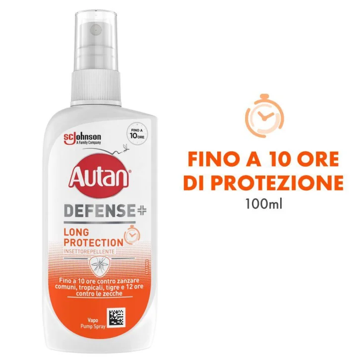 Autan Defense Long Protection Spray repellente antizanzare 100 ml Autan Defense Long Protection Spray repellente antizanzare 100 ml
