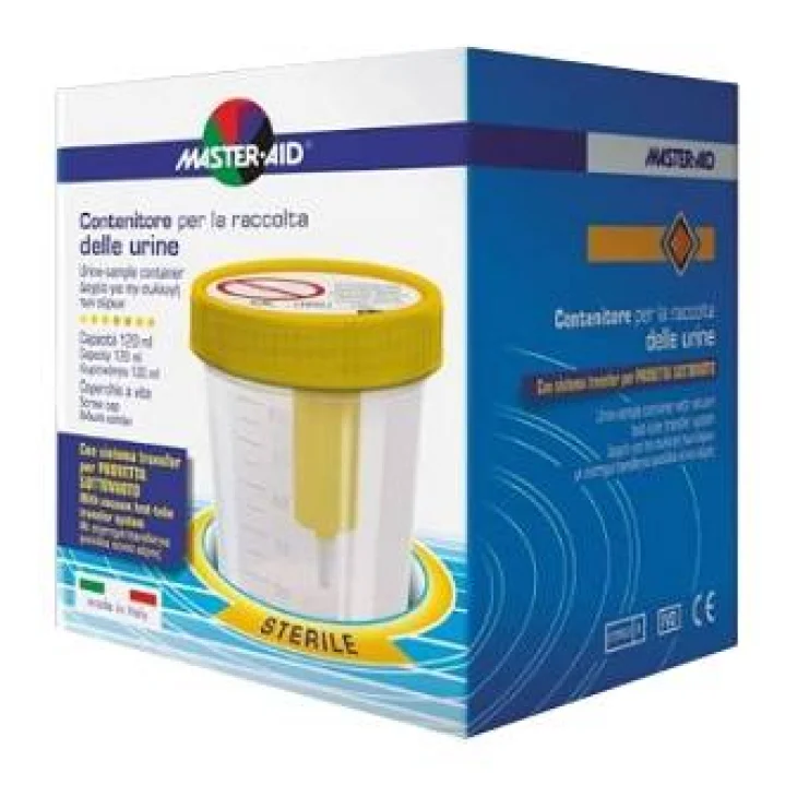 Master-Aid Contenitore Raccolta Urina Sottovuoto 120 ml Master-Aid Contenitore Raccolta Urina Sottovuoto 120 ml