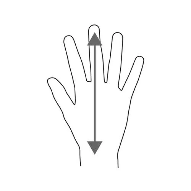 Gibaud Ortho Tutore Per Dita Lunghe della Mano Taglia 4