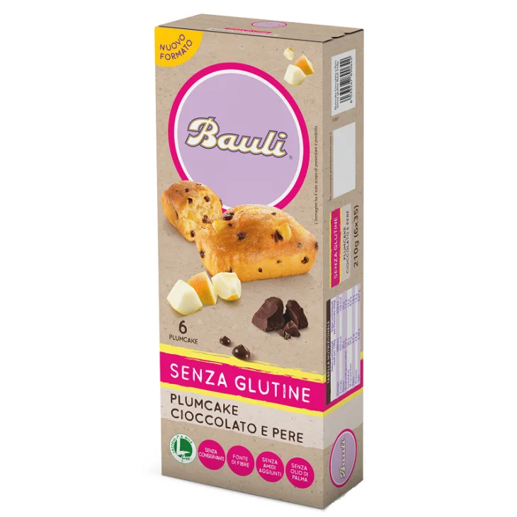 Bauli Plumcake Cioccolato-pere 6x35 G Bauli Plumcake Cioccolato-pere 6x35 G