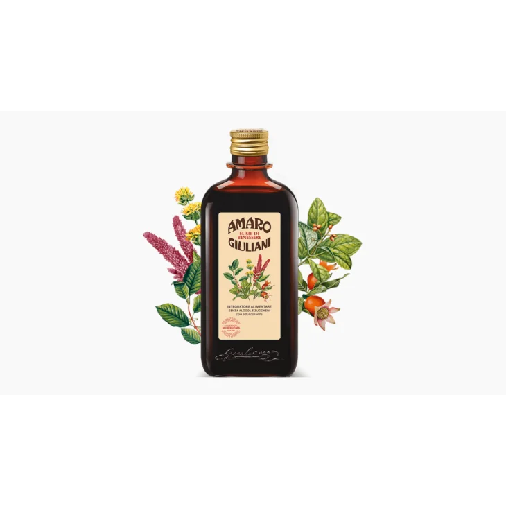 Amaro Giuliani Elisir di Benessere per Problemi Intestinali 300 ml Amaro Giuliani Elisir di Benessere per Problemi Intestinali 300 ml