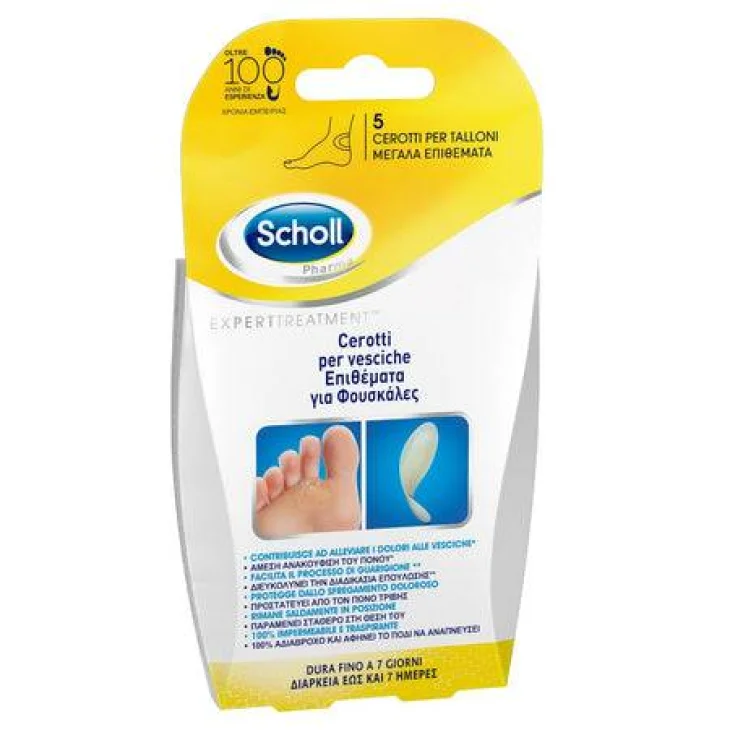 Scholl Cerotti per le Vesciche del Tallone 5 Pezzi Scholl Cerotti per le Vesciche del Tallone 5 Pezzi