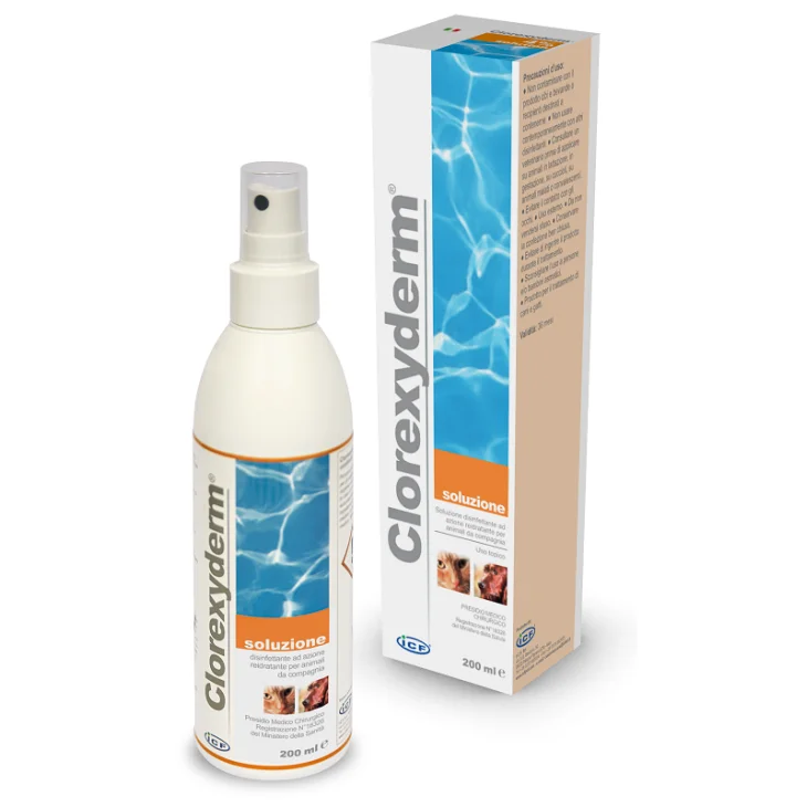 Clorexyderm Soluzione Disinfettante Animali 200 ml