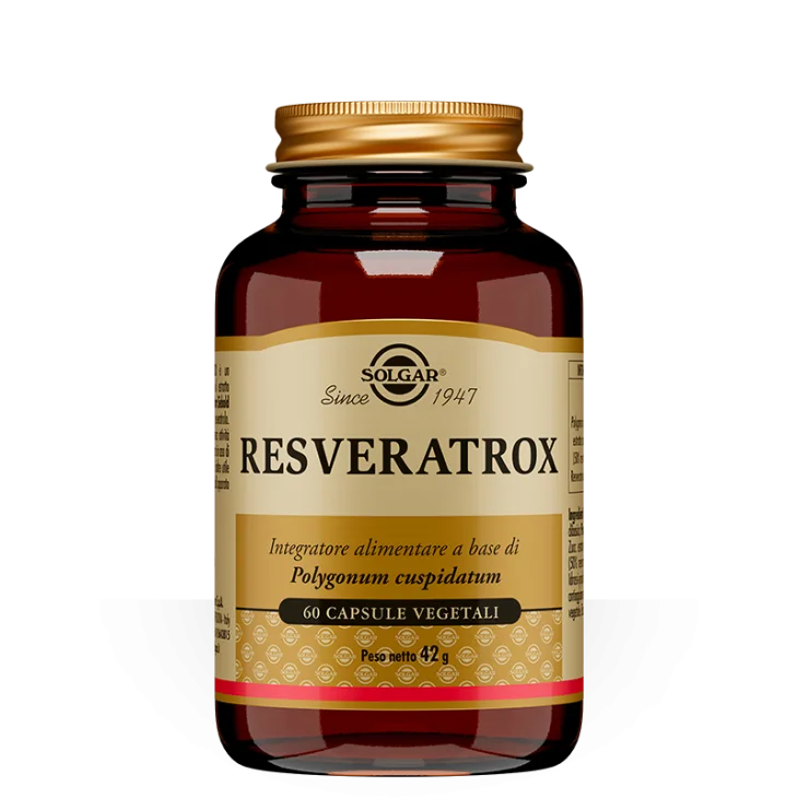 Solgar Resveratrox Integratore Resveratrolo 60 capsule Solgar Resveratrox Integratore Resveratrolo 60 capsule