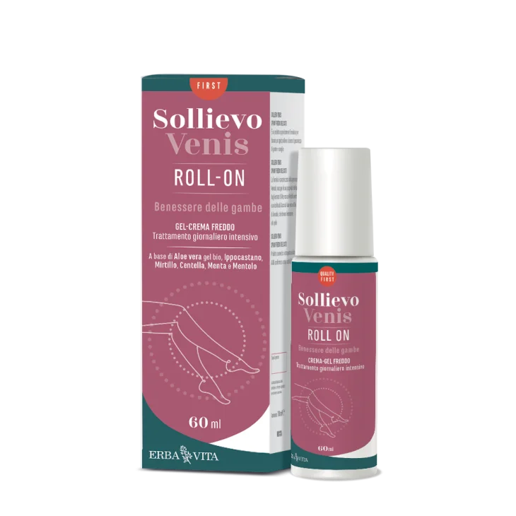 Erba Vita Sollievo Venis Roll-on Gambe Pesanti 60 ml