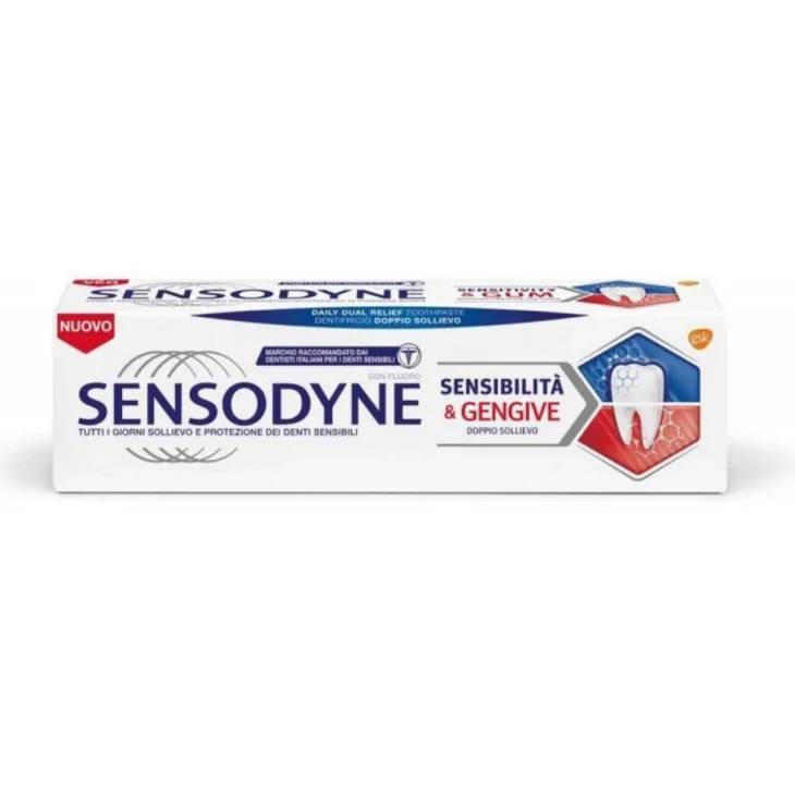 Sensodyne Dentifricio Sensibilit&agrave;&Gengive Extra Fresh 75 ml