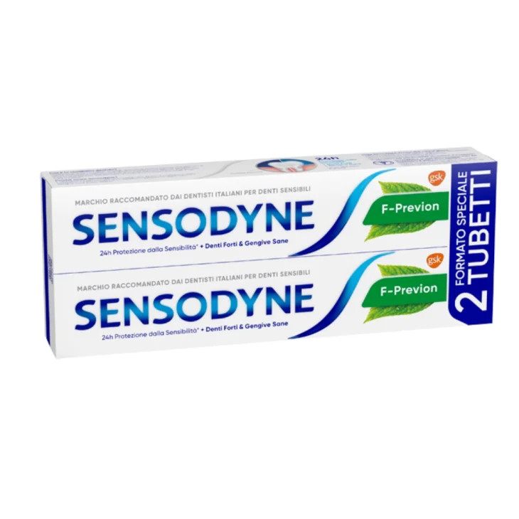 Sensodyne Dentifricio F Previon 2x75 ml