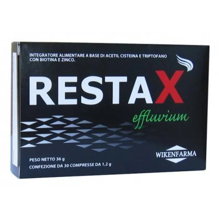 Wikenfarma Restax Effluvium Integratore Perdita Capelli 30 compresse Wikenfarma Restax Effluvium Integratore Perdita Capelli 30 compresse