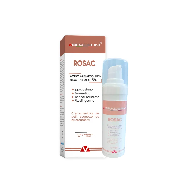Braderm Rosac Crema Viso Lenitiva degli Arrossamenti 30 ml