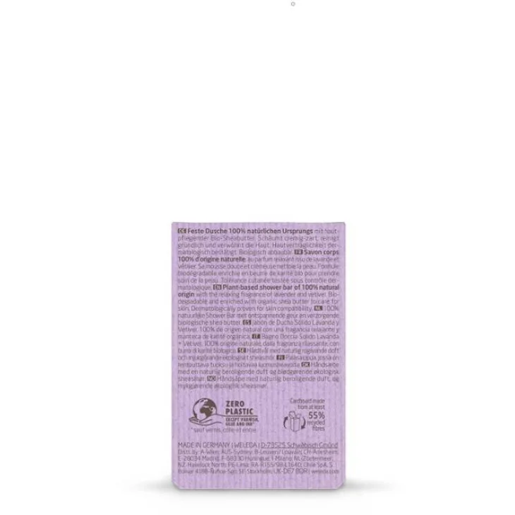 Weleda Bagno Doccia Solido 100% Naturale Lavanda + Vetiver 75 g